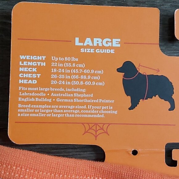 Hyde and EEK Pet HALLOWEEN PAJAMA Pullover Size - Large - Picture 9 of 9